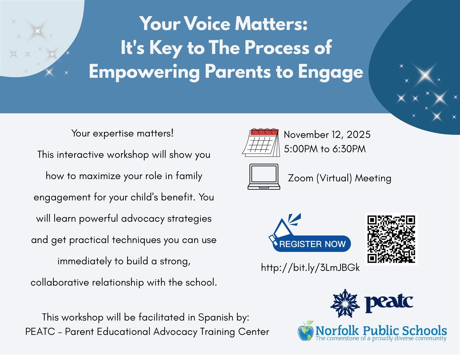  Your Voice Matters: It's Key to The Process of Empowering Parents to Engage